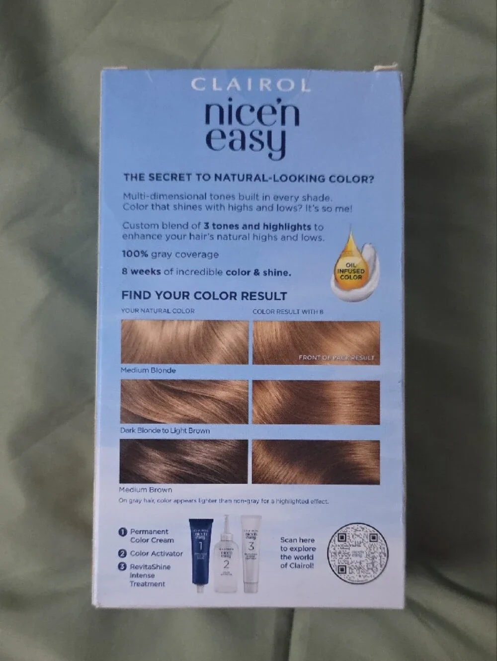 Nice'n Easy Permanent Hair Color — Medium Blonde (8), 2pk